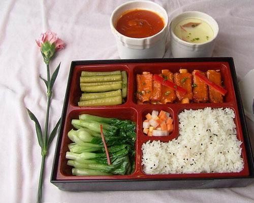  配套成套配送快餐公司 盒飯快